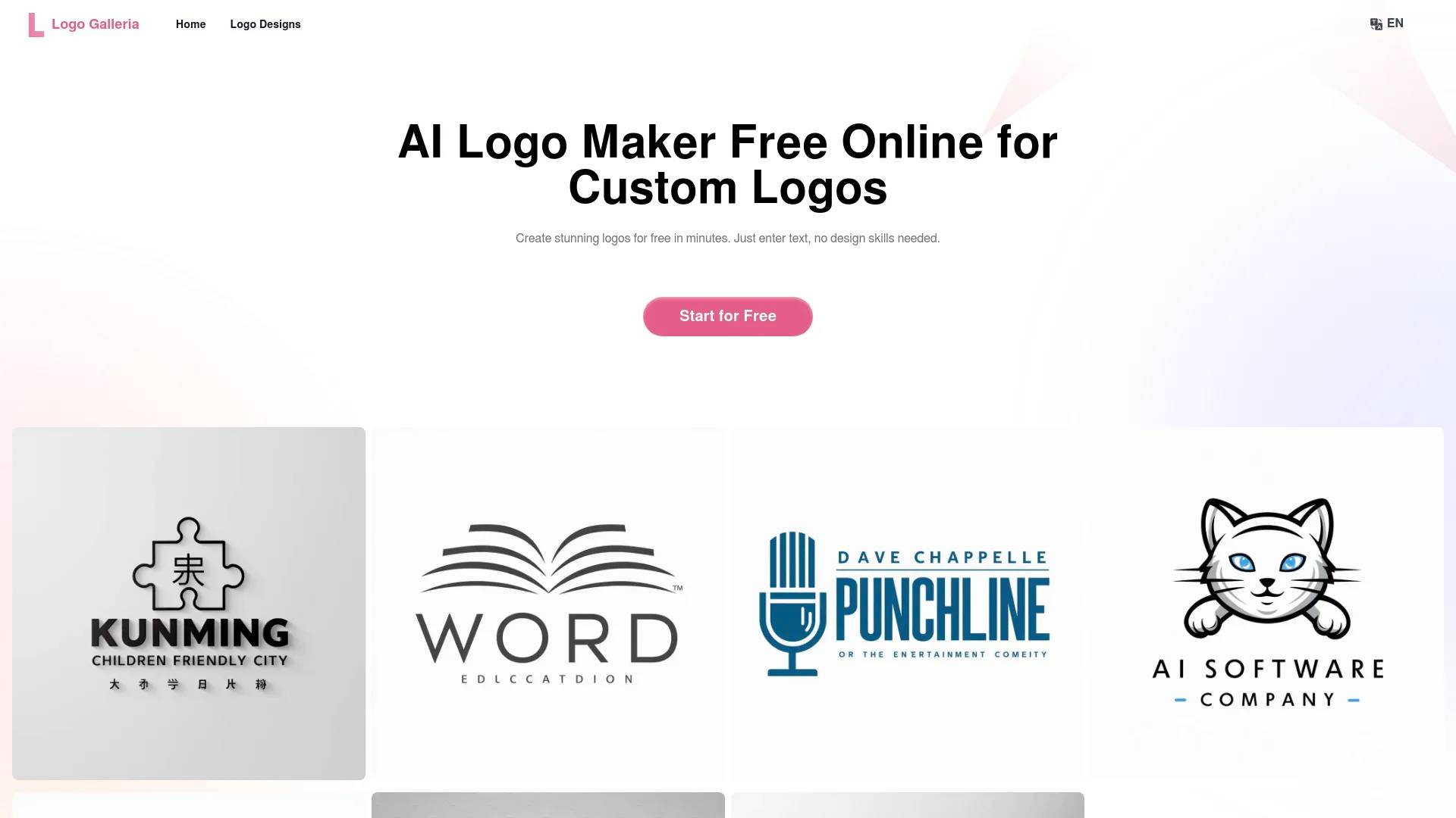 LogoGalleria : AI Logo Maker with Precision Free Online screenshot