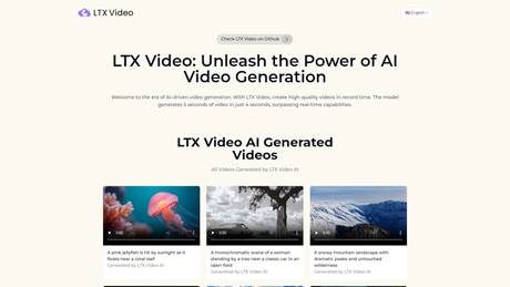 LTX Video screenshot