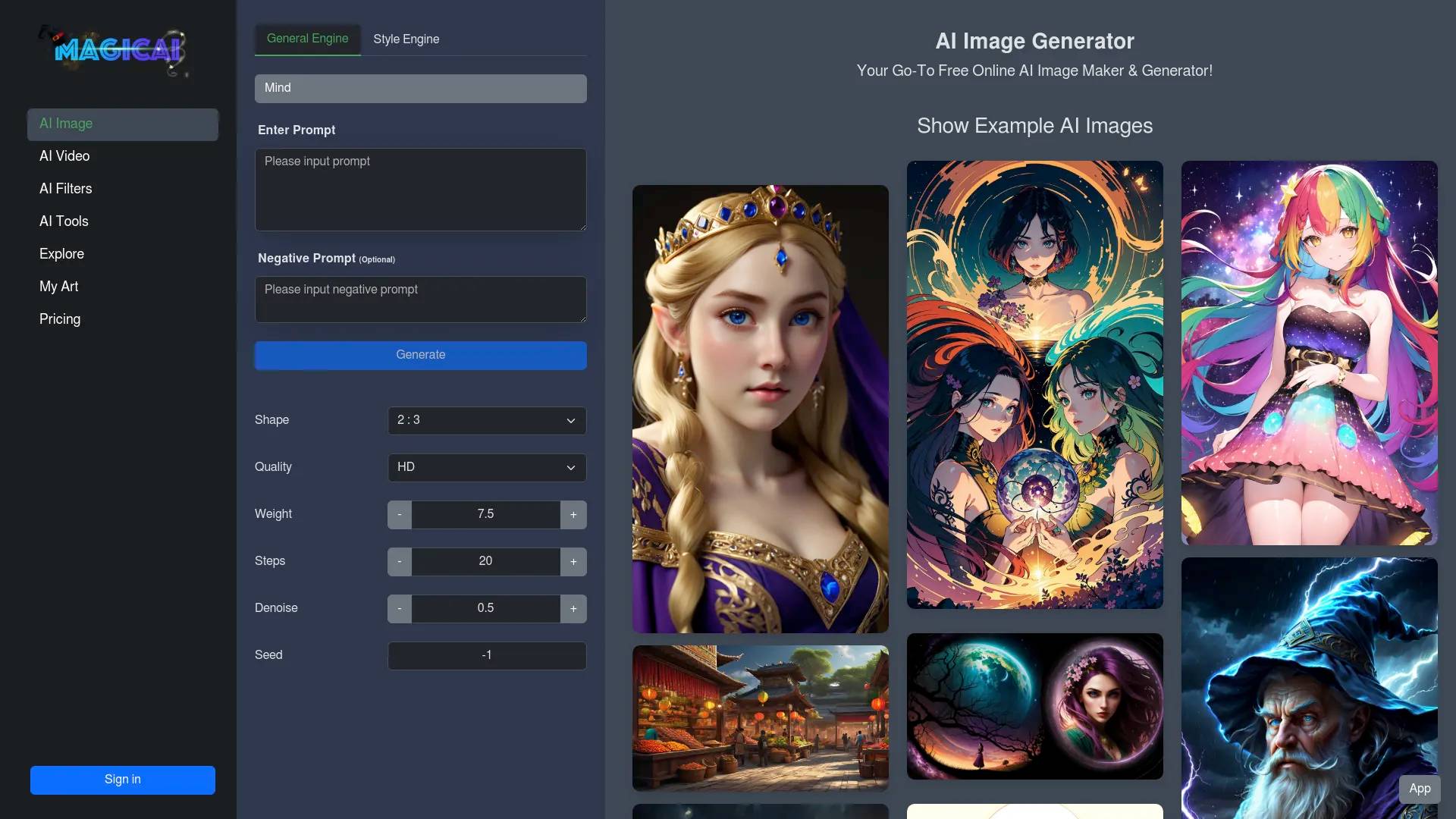 MagicAI - Free AI Image, AI Video, AI Tools, Anime Art