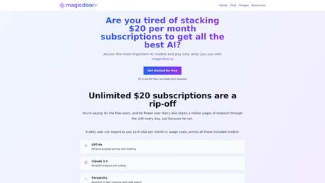 Magicdoor.ai screenshot