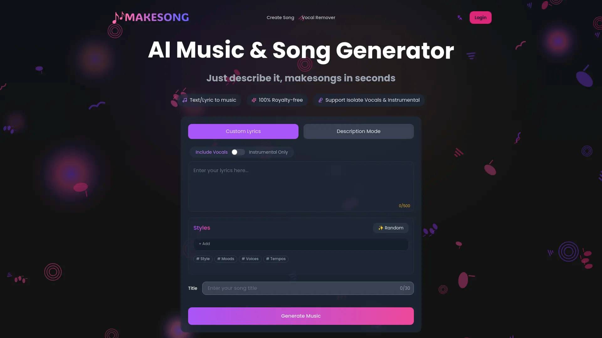 Makesong:AI Music & Song Generator