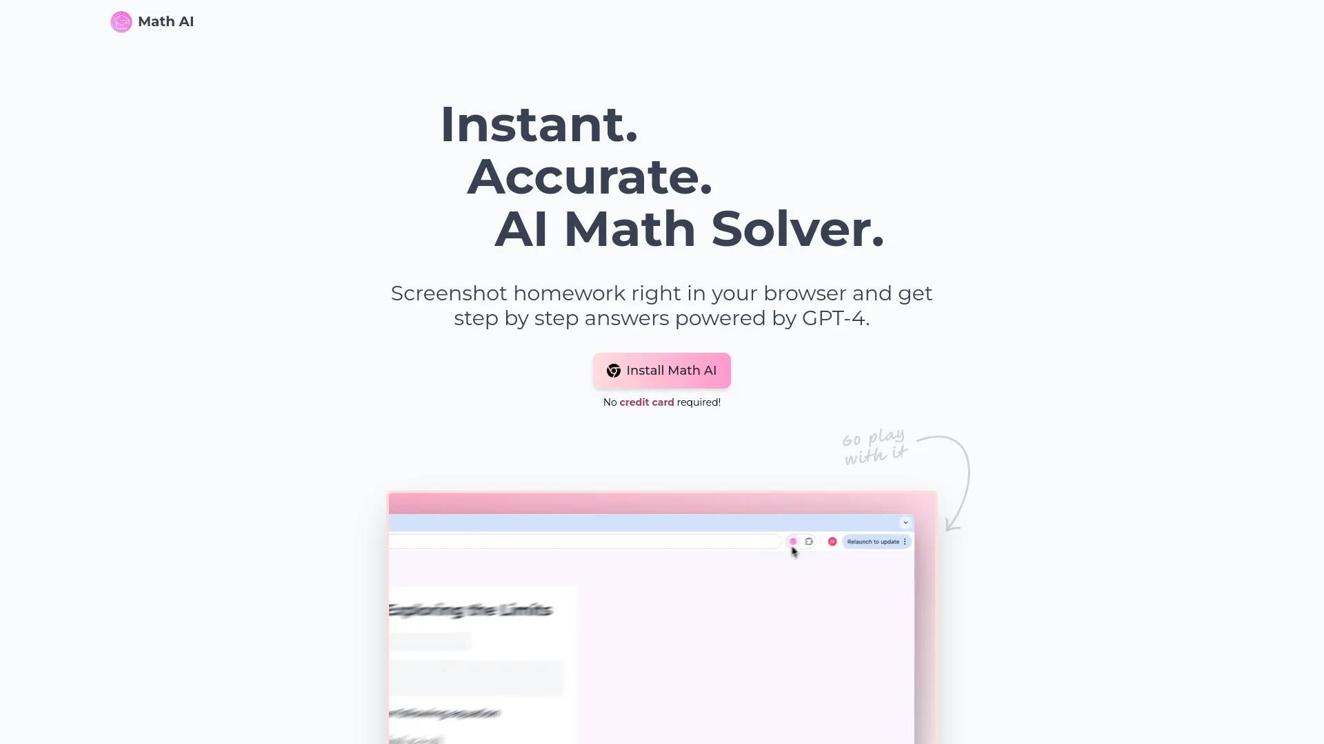 Math AI screenshot