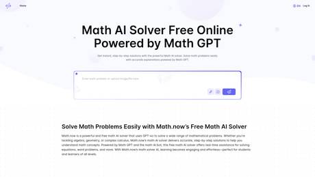 Math.now: Free Math AI Solver powered by math GPT screenshot