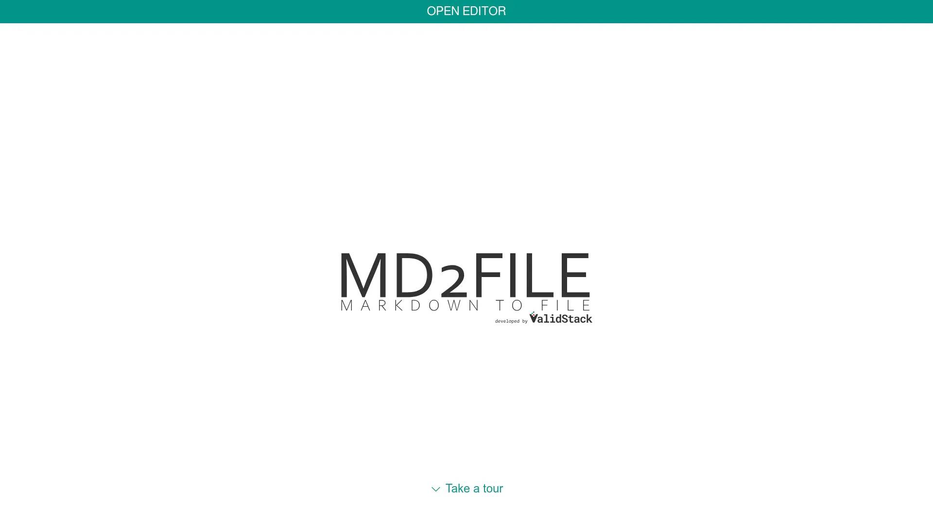 MD2FILE screenshot