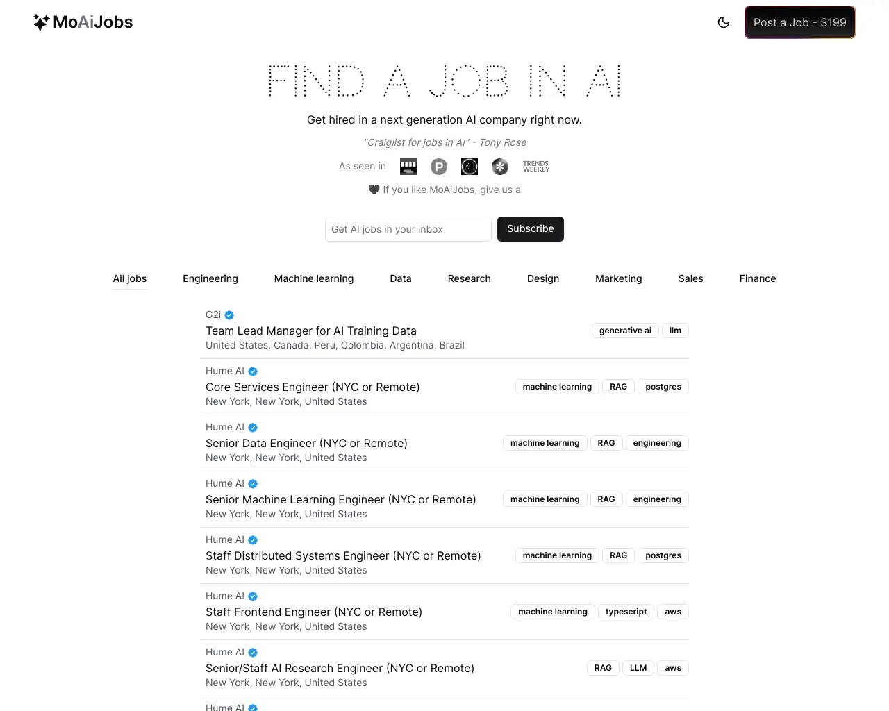 MoAIJobs screenshot