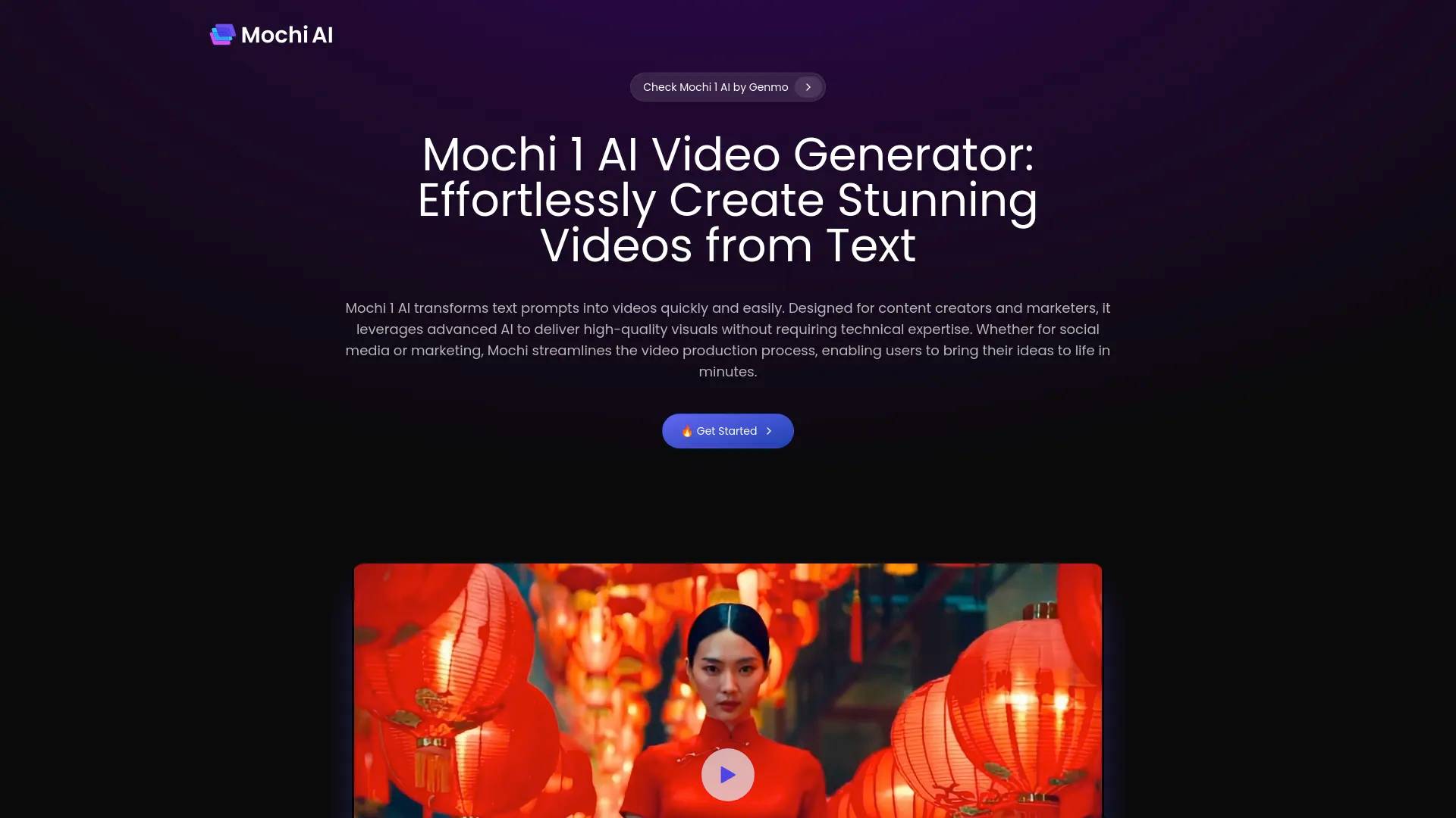 Mochi AI screenshot