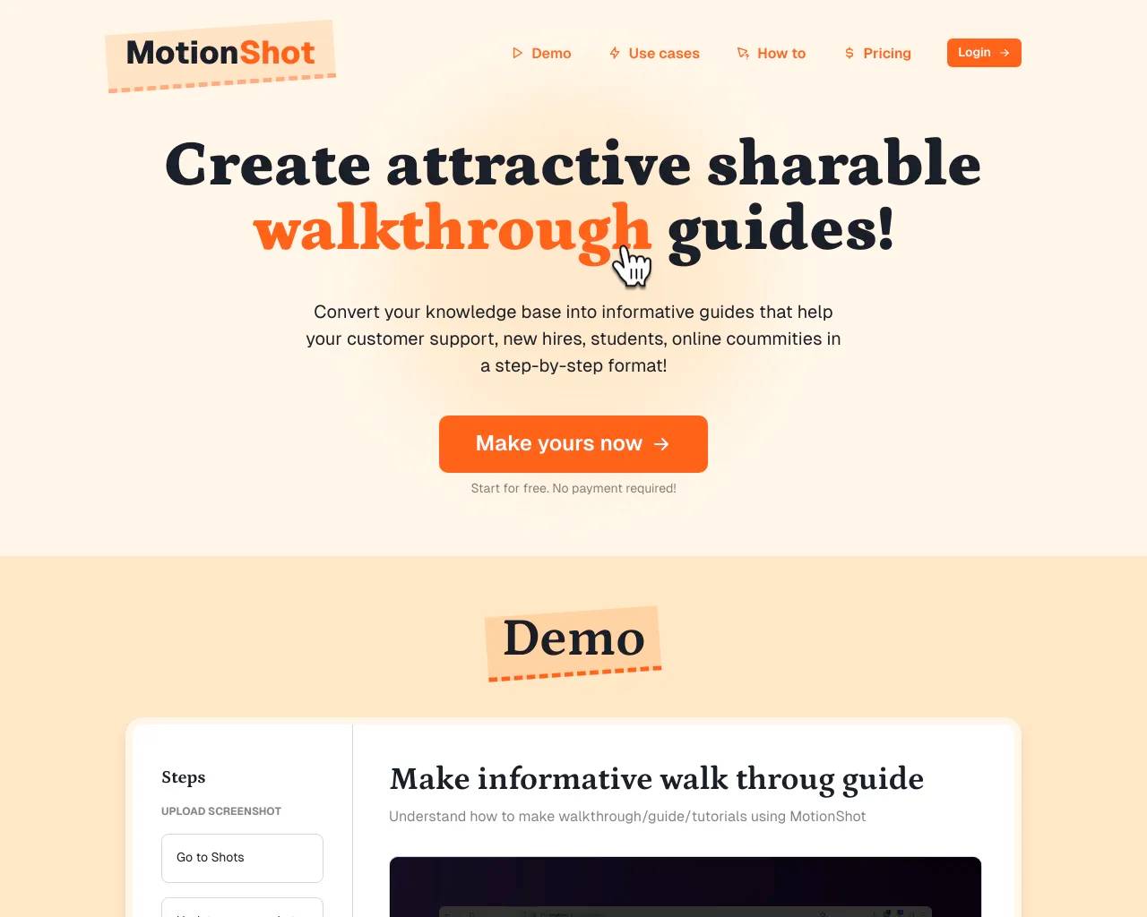 MotionShot screenshot