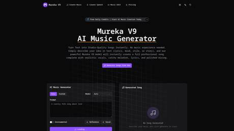 Mureka V9 screenshot