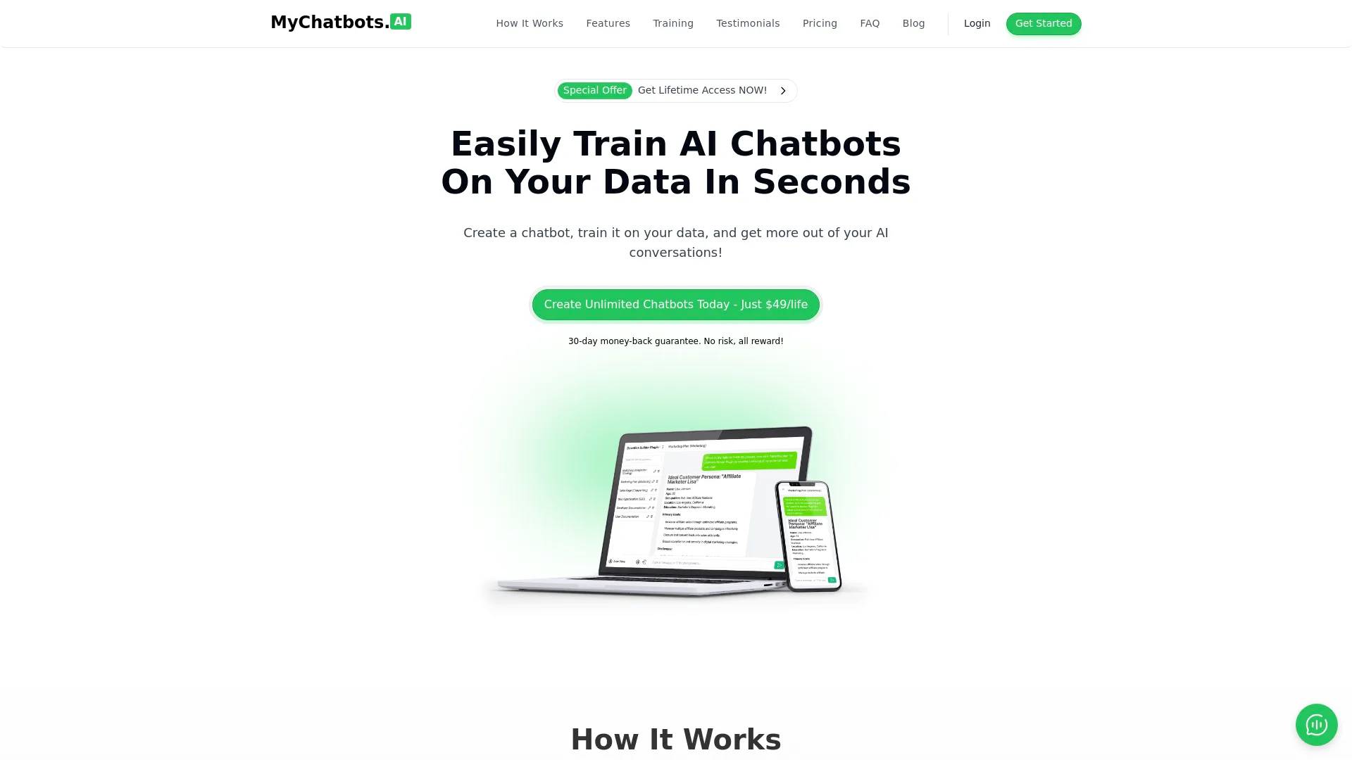 MyChatbots.AI screenshot