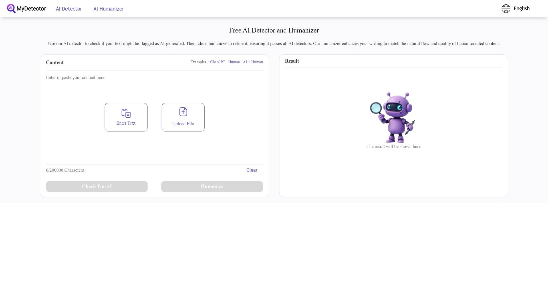 MyDetector screenshot