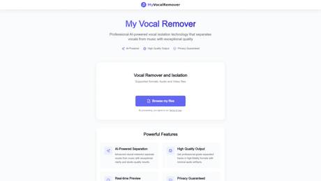 MyVocalRemover screenshot