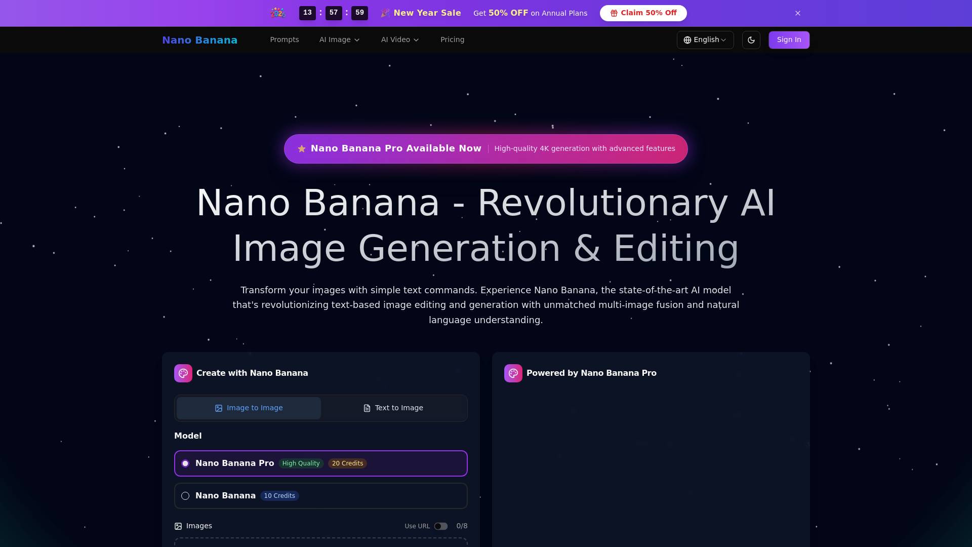 Nano Banana Pro AI Image screenshot