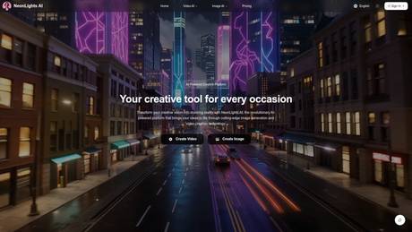 neonlights ai screenshot