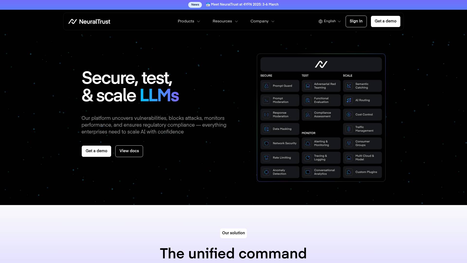 NeuralTrust screenshot