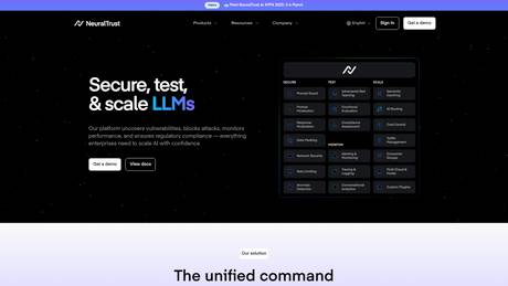 NeuralTrust screenshot