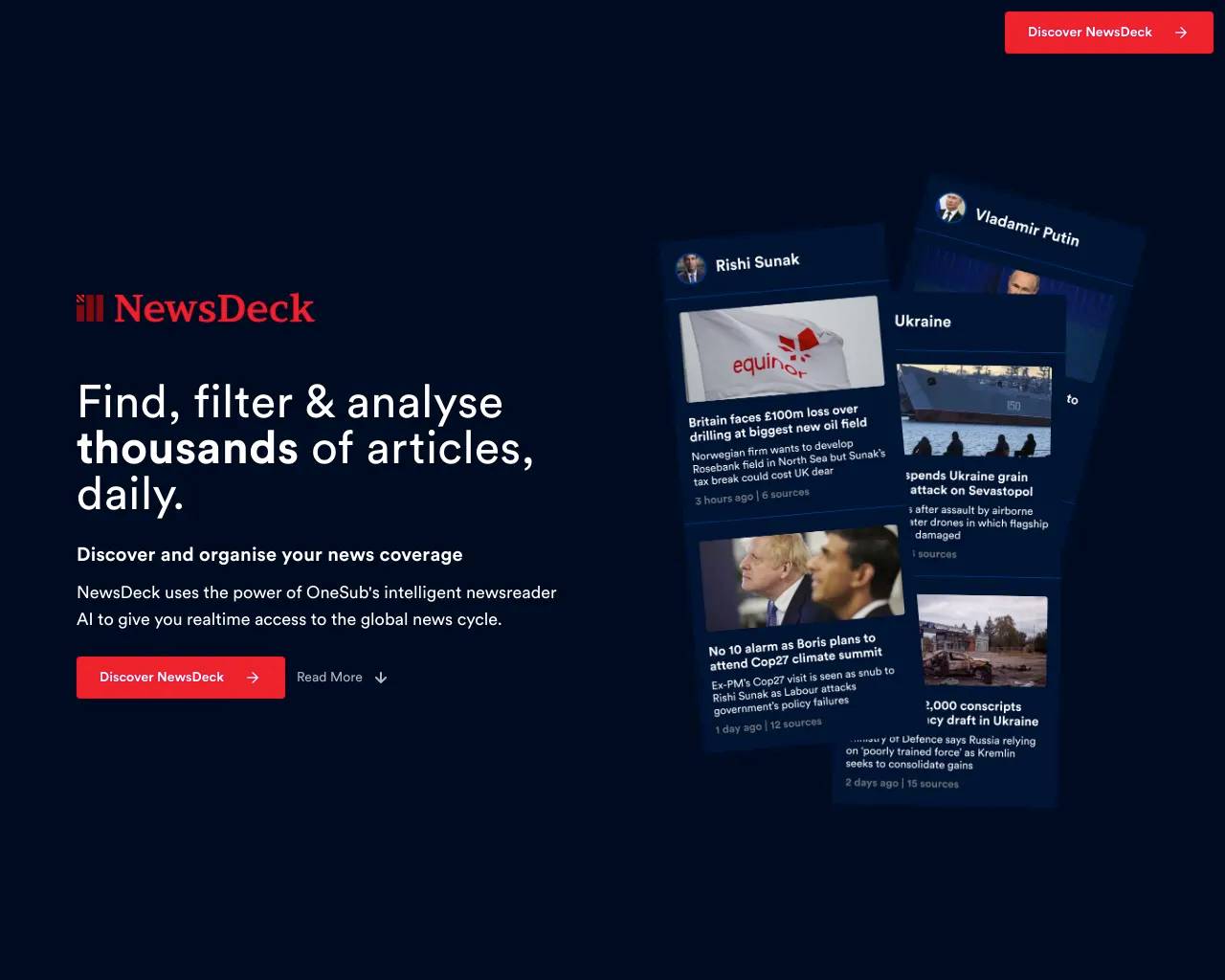 NewsDeck from OneSub screenshot