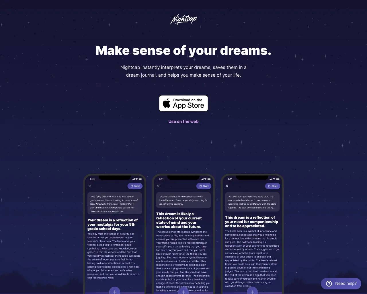 Nightcap screenshot