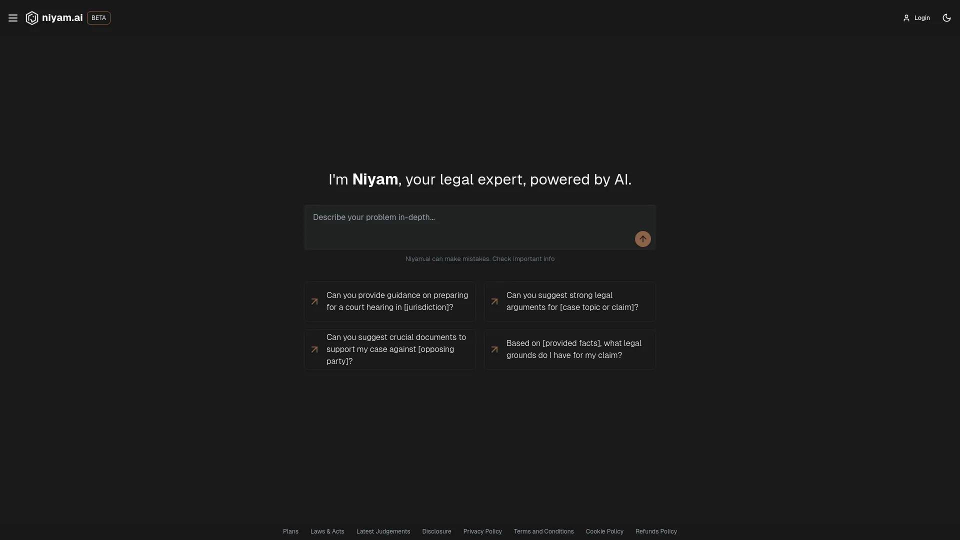 Niyam.ai screenshot