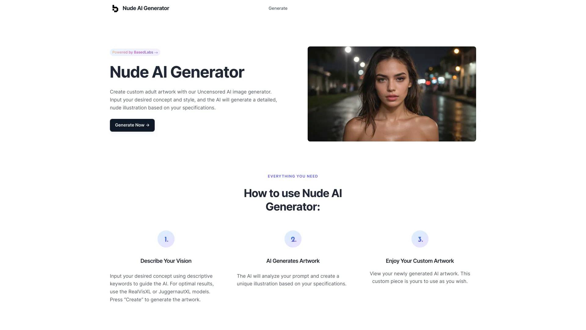 Nude AI Generator screenshot