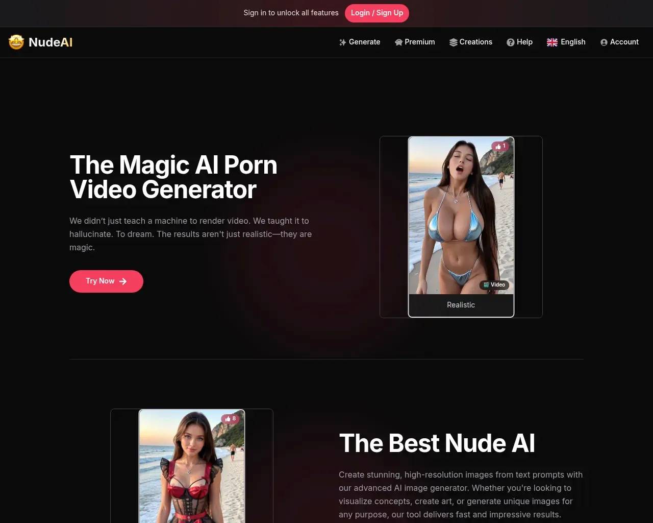 NudeAI screenshot