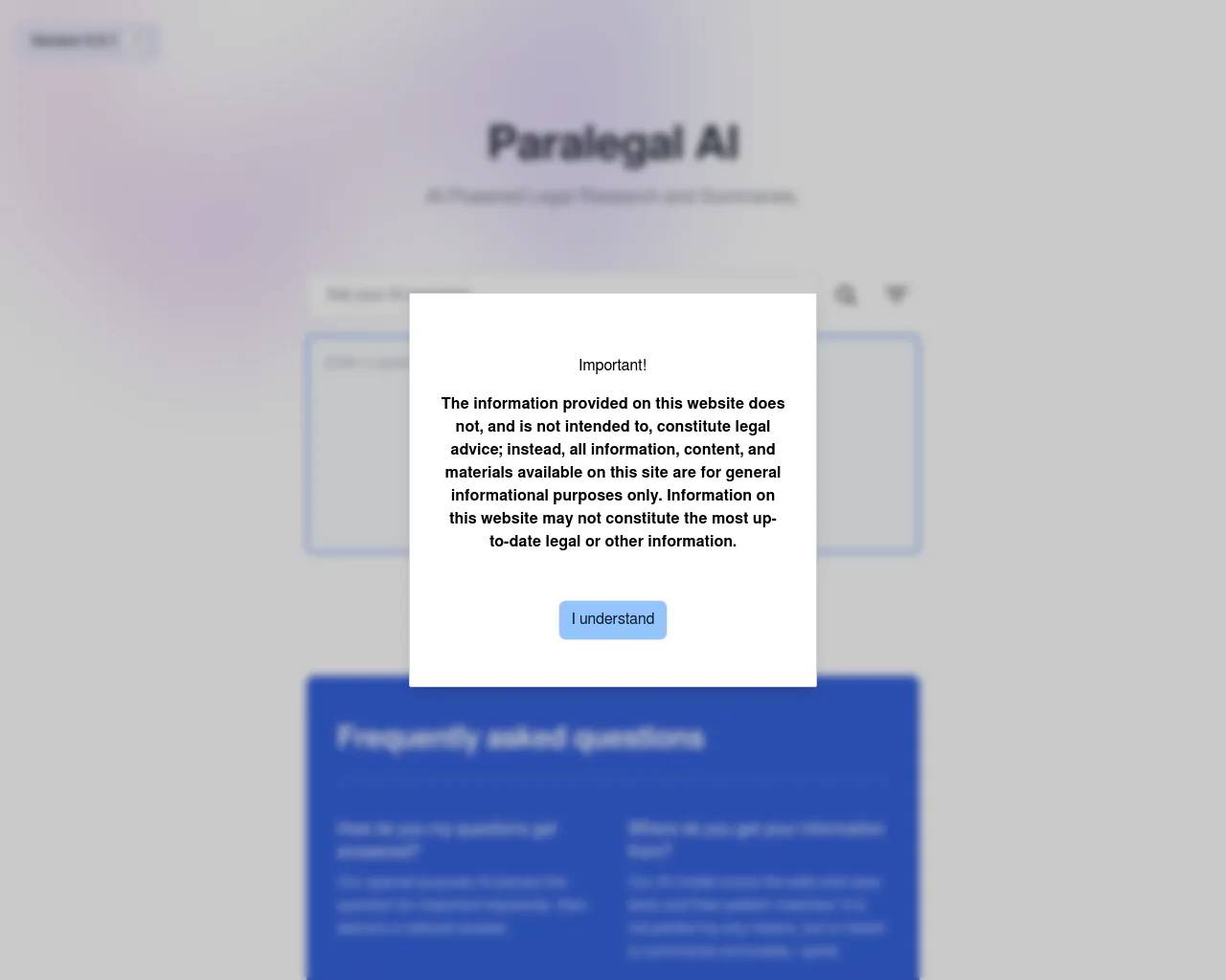 Paralegal AI