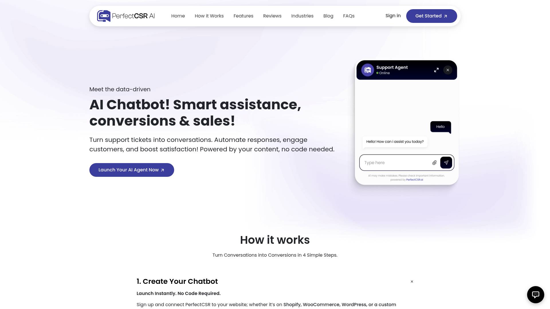 PerfectCSR AI screenshot