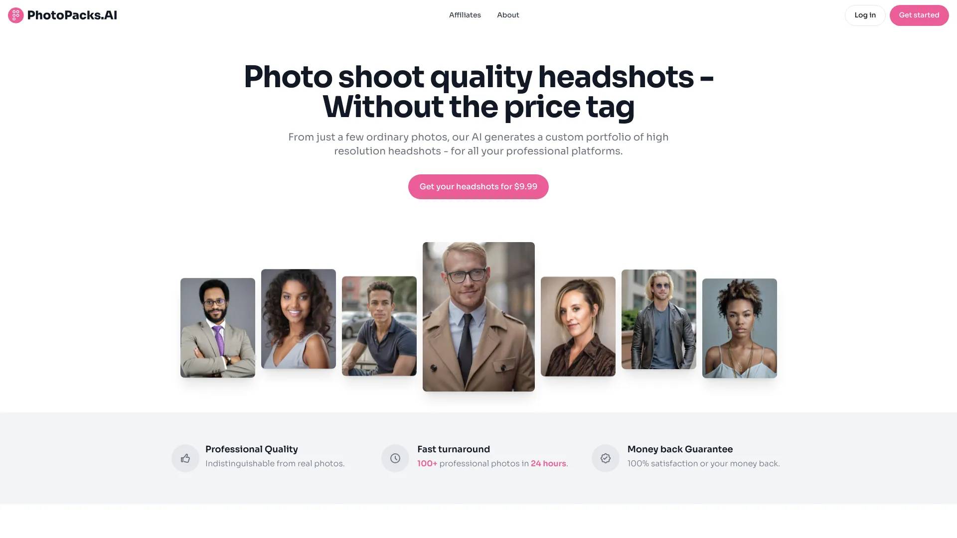 PhotoPacks.AI screenshot