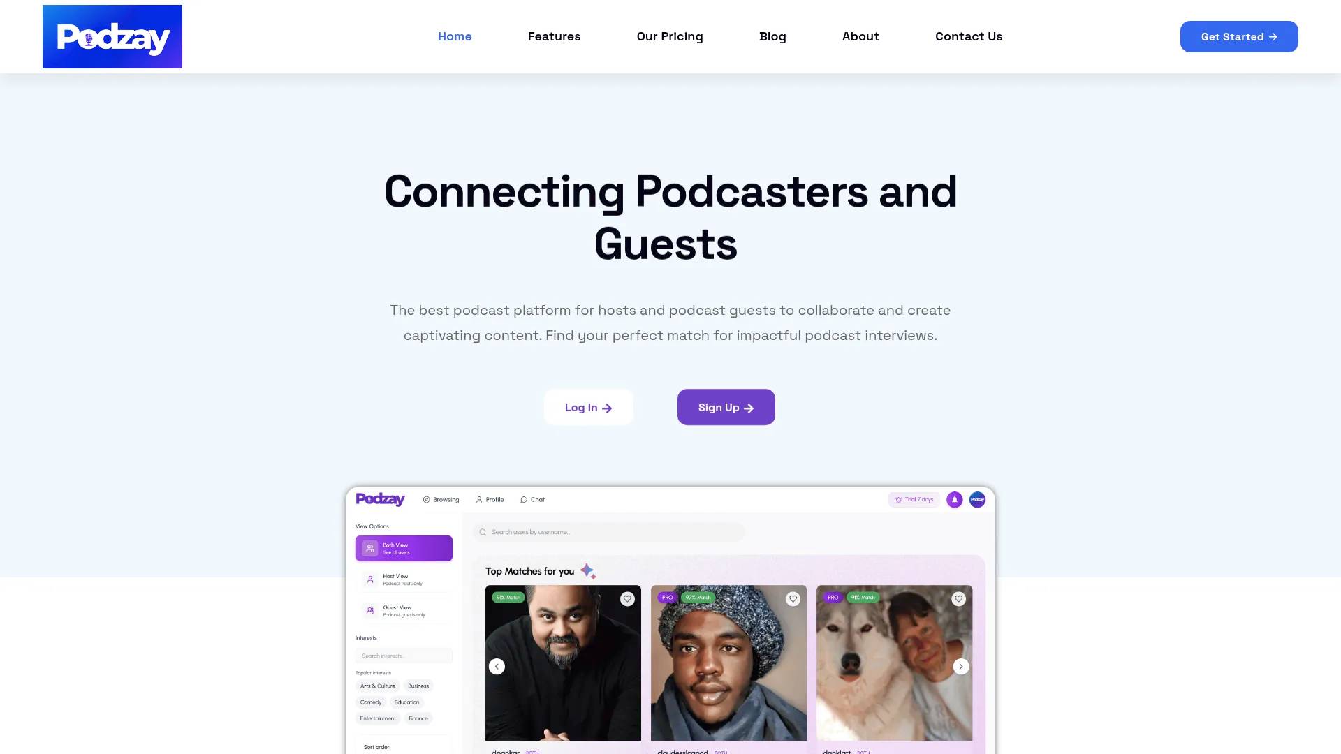 Podzay screenshot