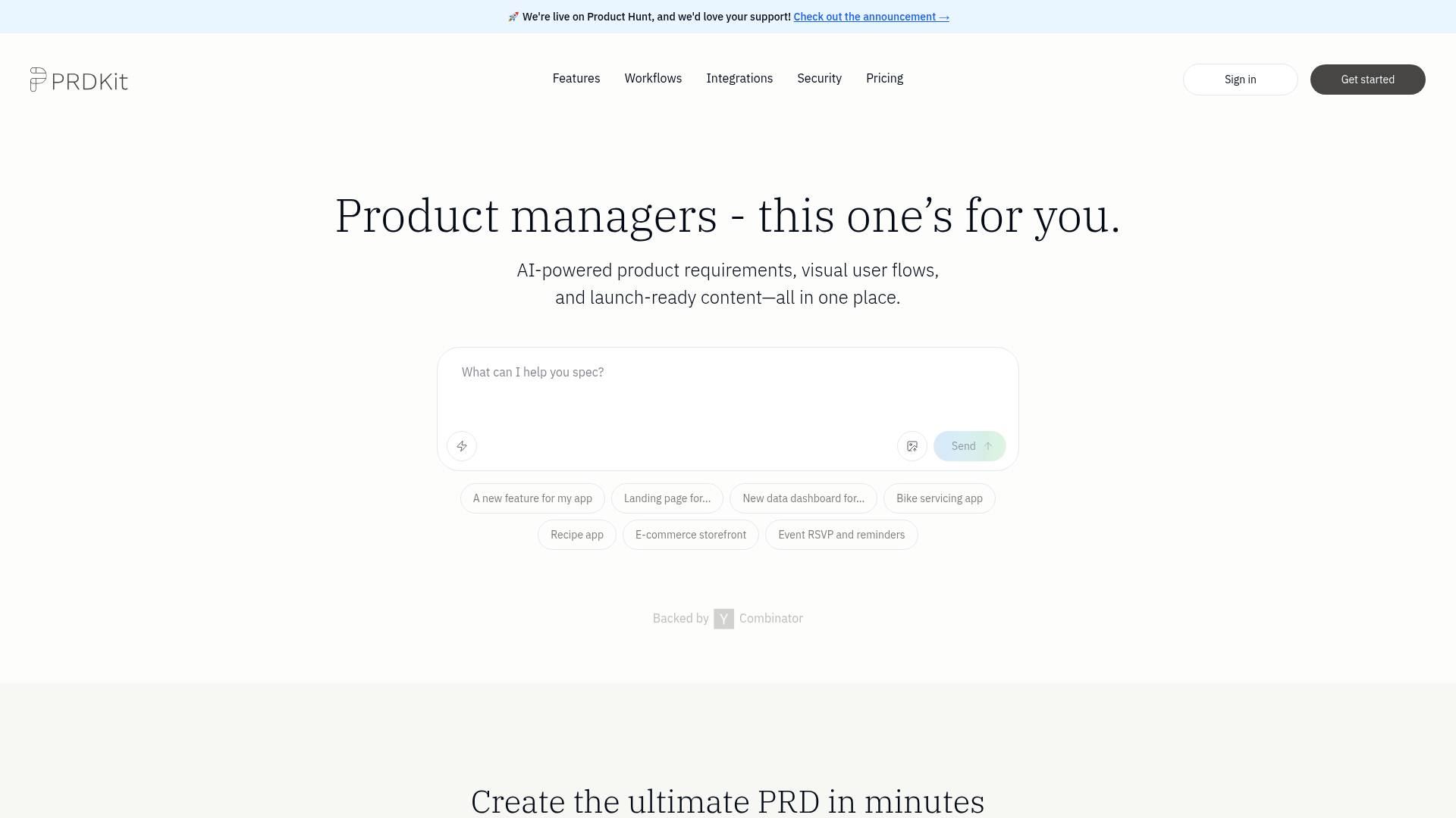 PRDKit screenshot