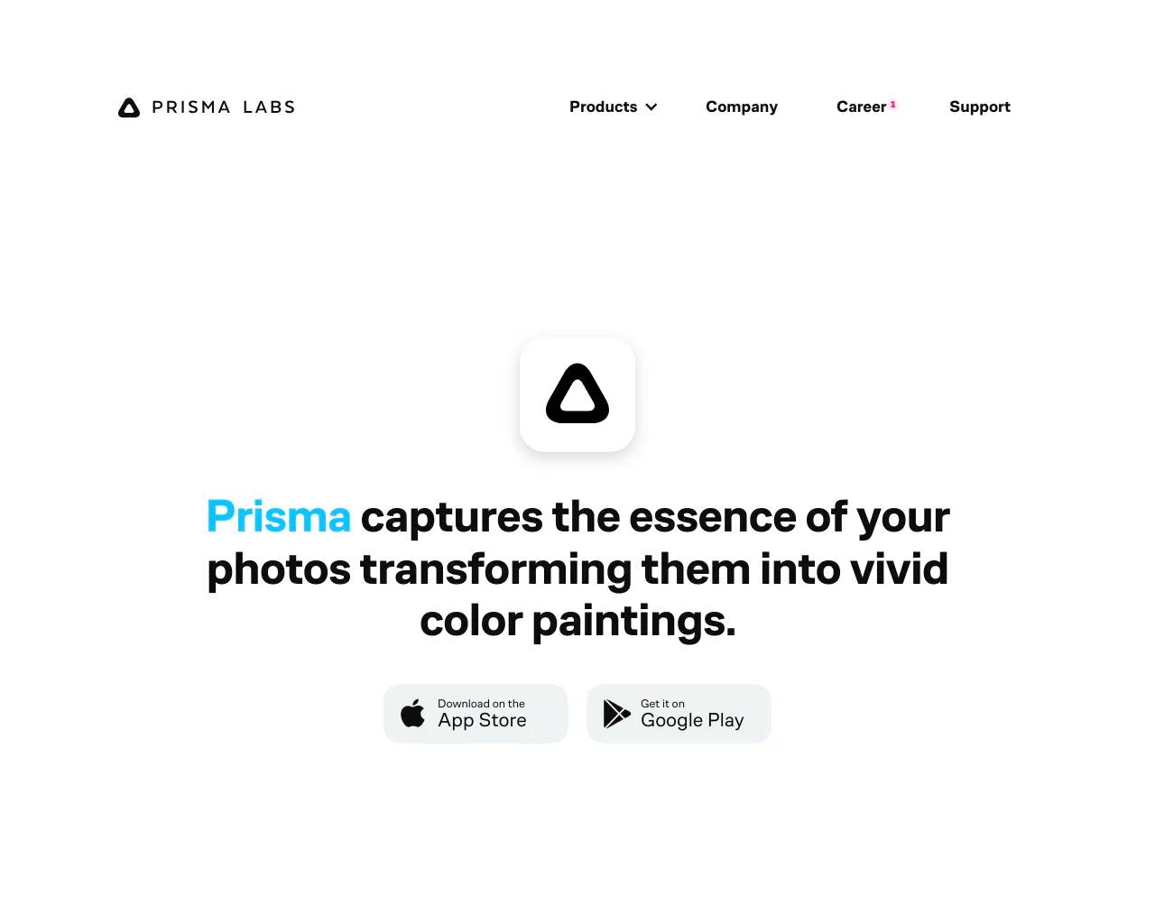 Prisma screenshot