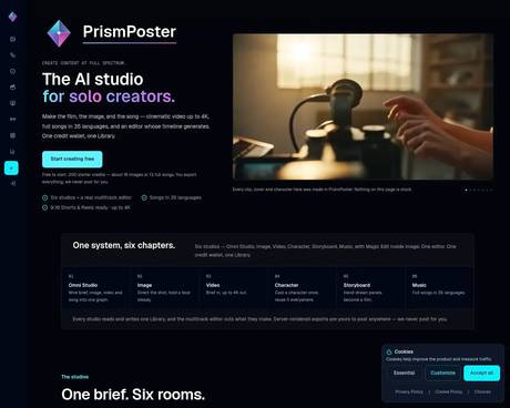 PrismPoster screenshot