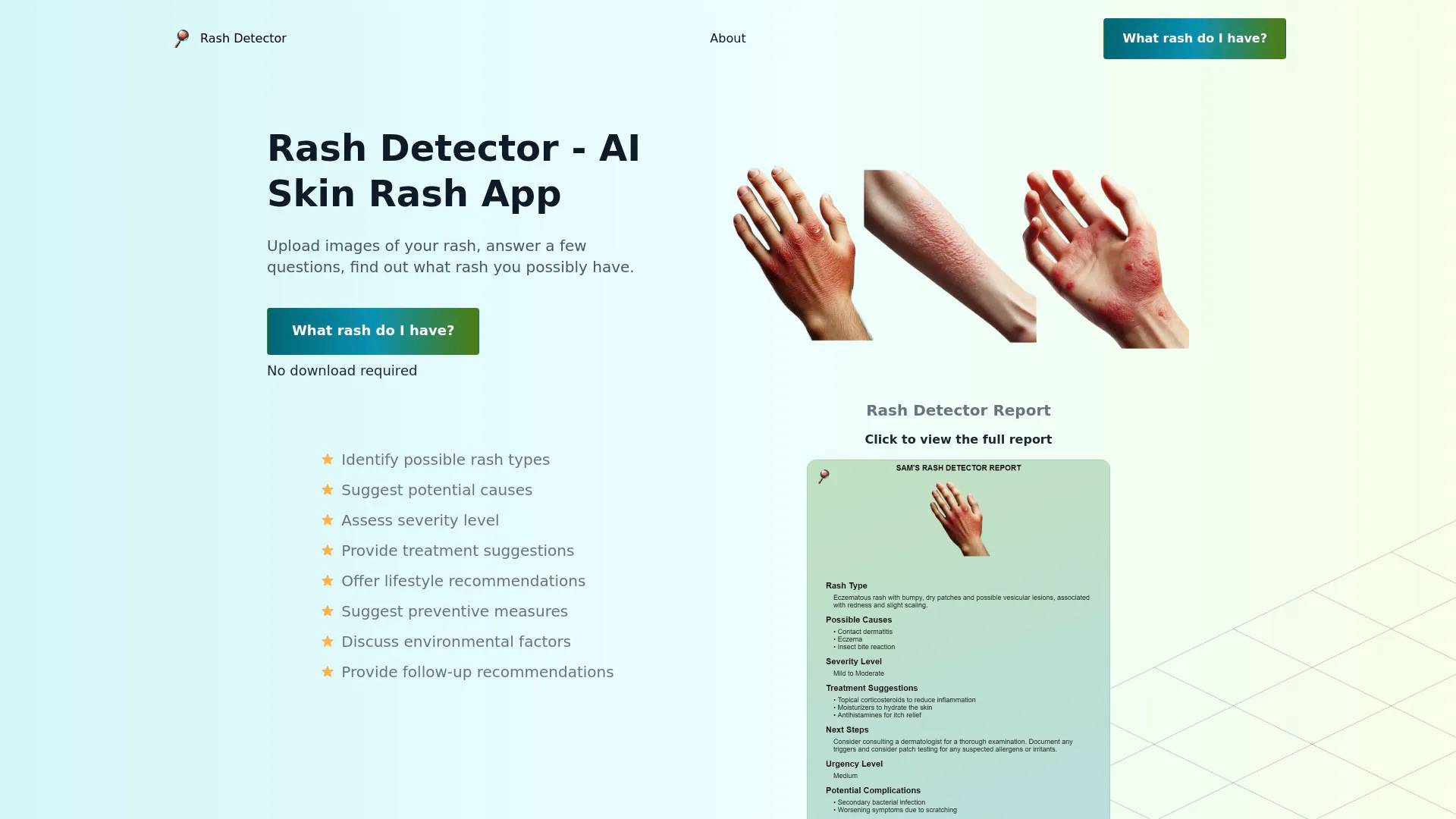 Rash Detector