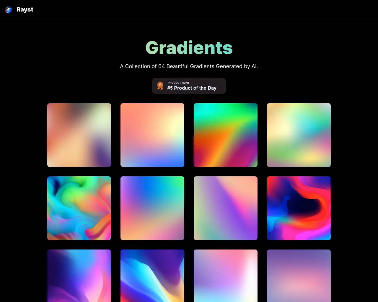 Rayst Gradients - Rayst Gradients - Information, Pricing Details and ...