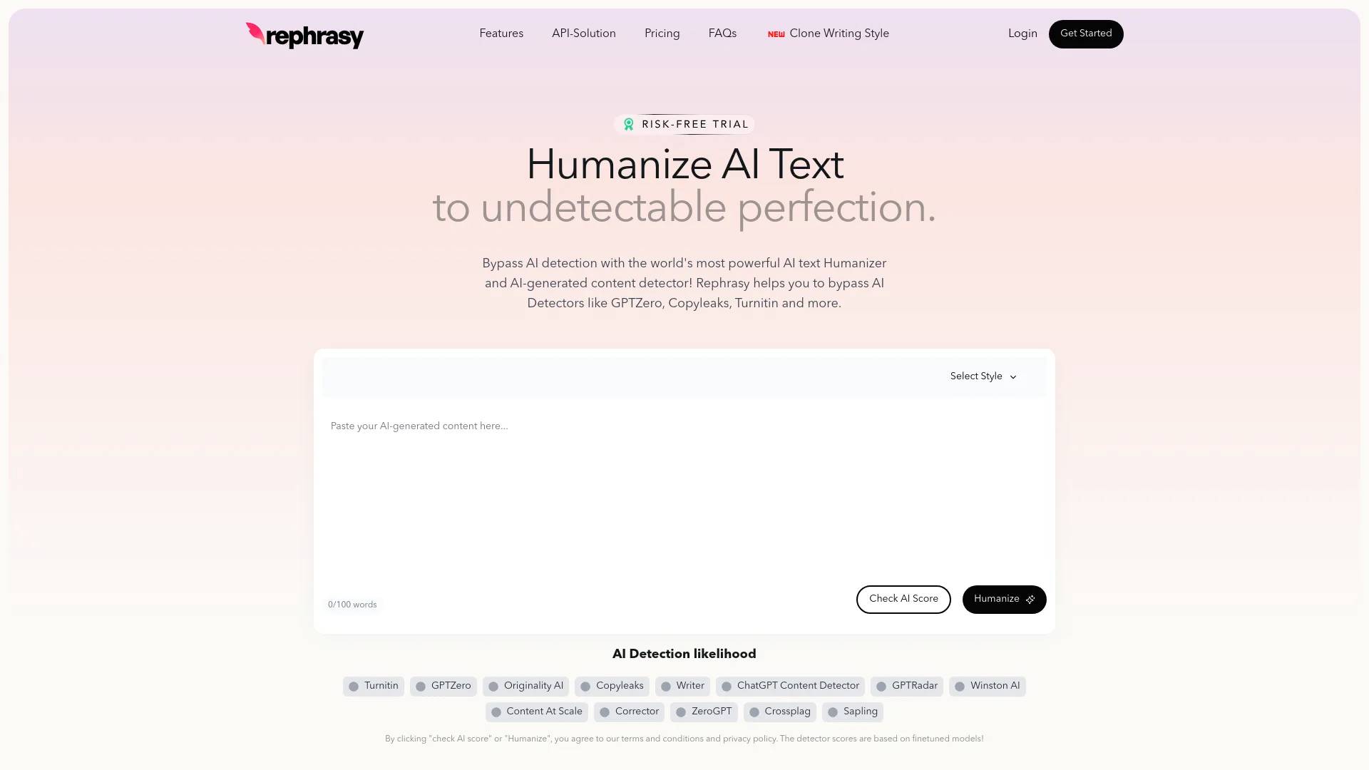 Rephrasy screenshot