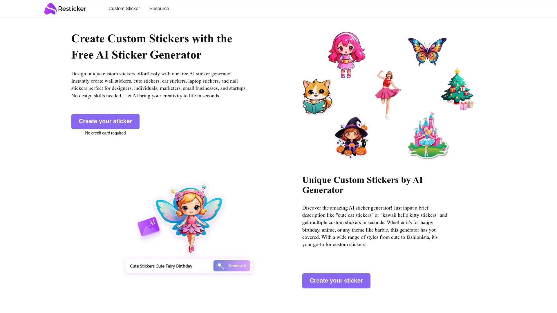 Resticker screenshot