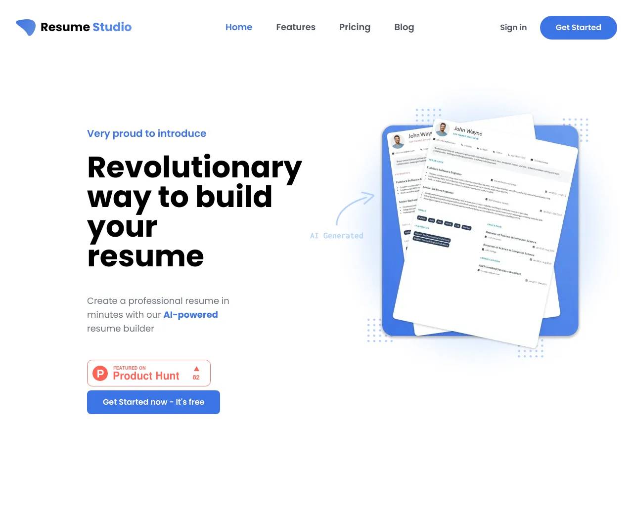 Resume Studio screenshot