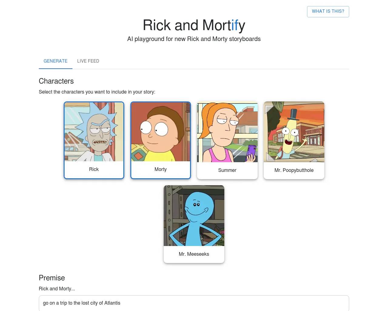 Rick and Mortify screenshot