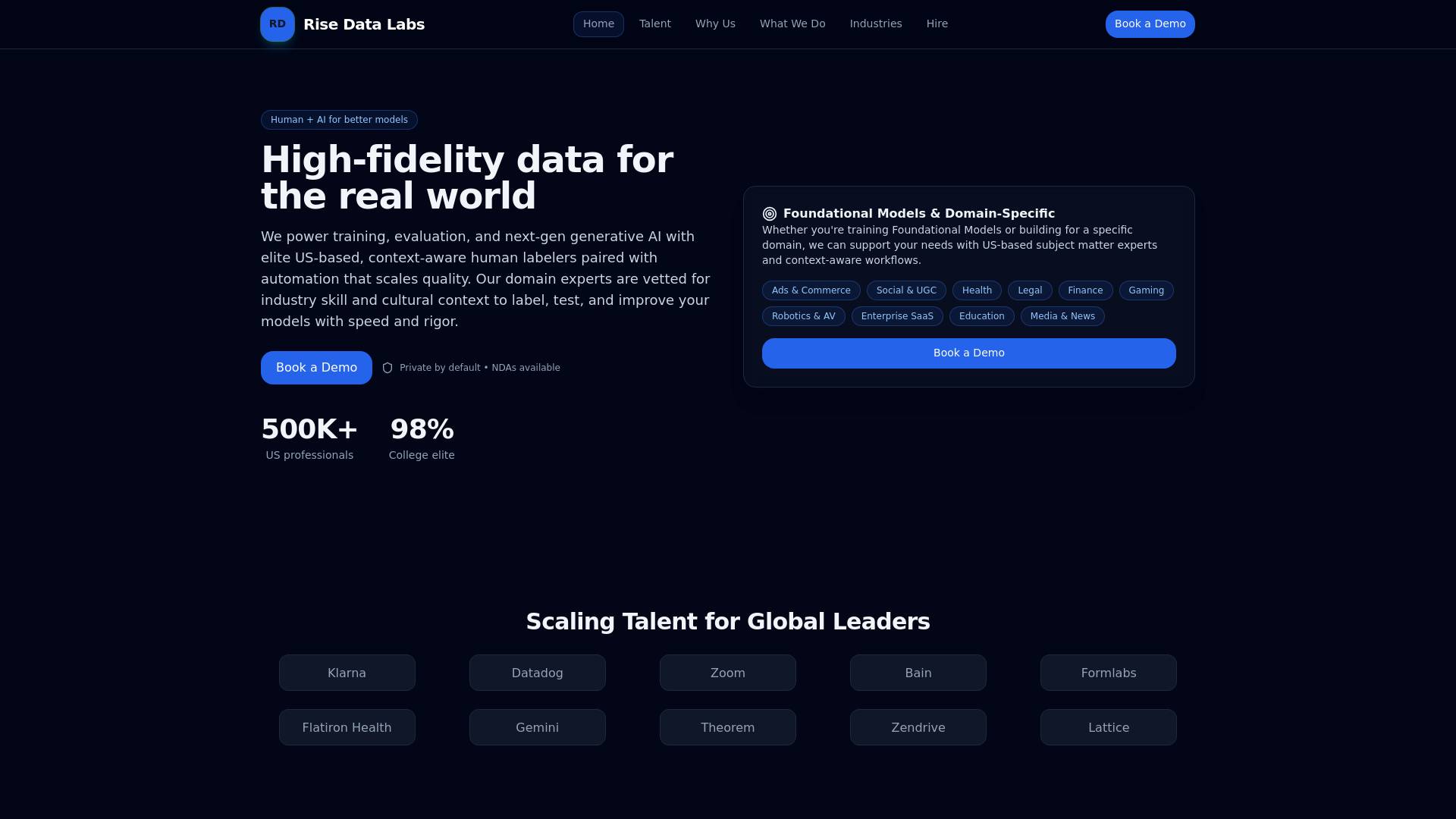 Rise Data Labs