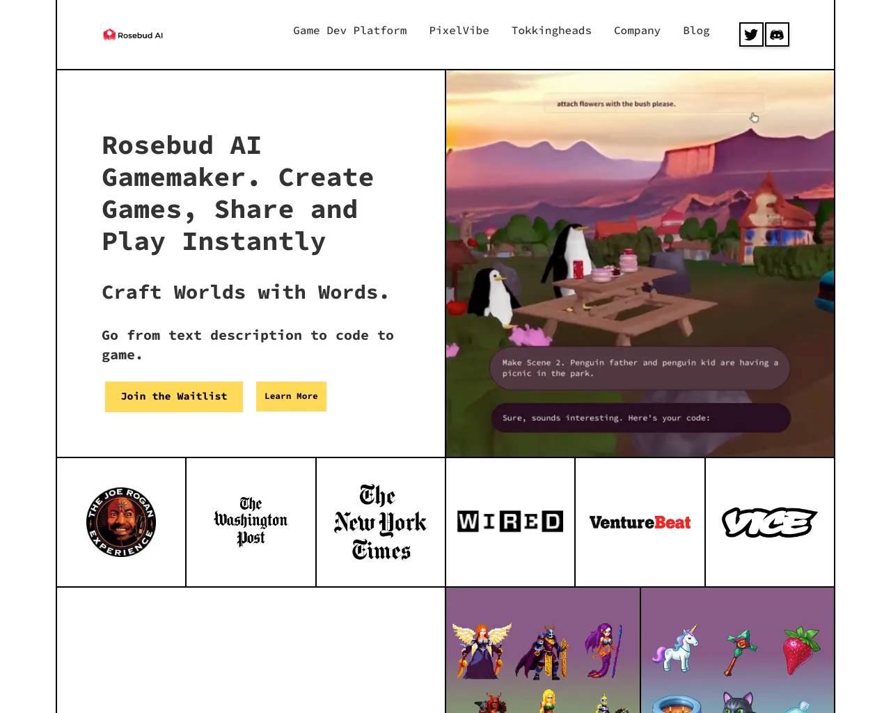 Rosebud AI screenshot