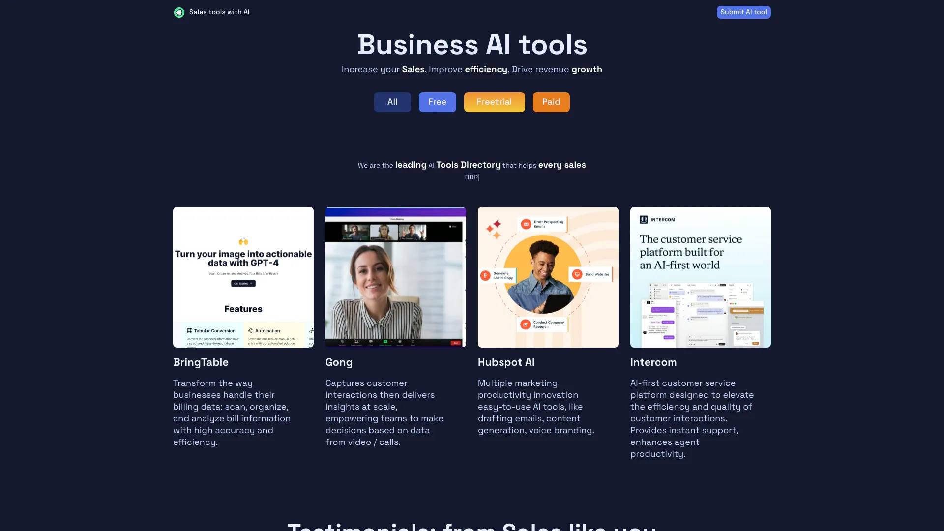 Sales Tools AI