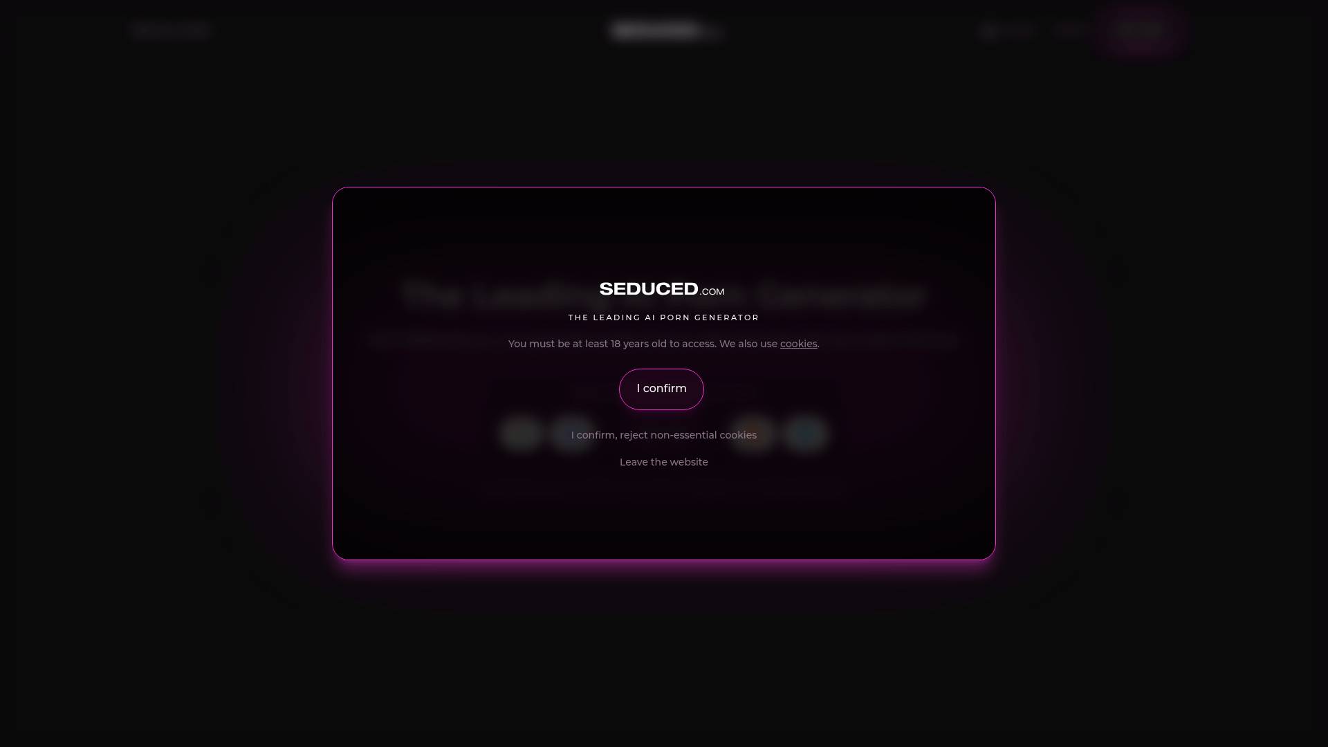 Seduced AI screenshot