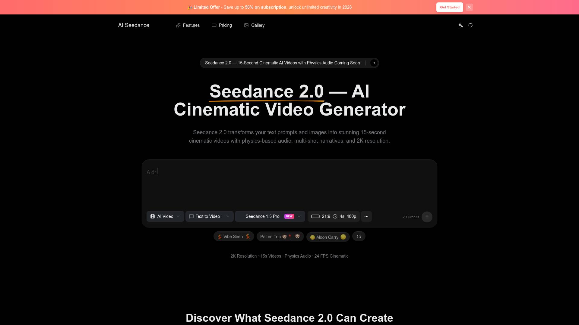 Seedance 2.0 AI -AI Video Generator screenshot