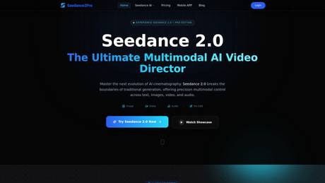 Seedance 2.0 AI Video Generator screenshot