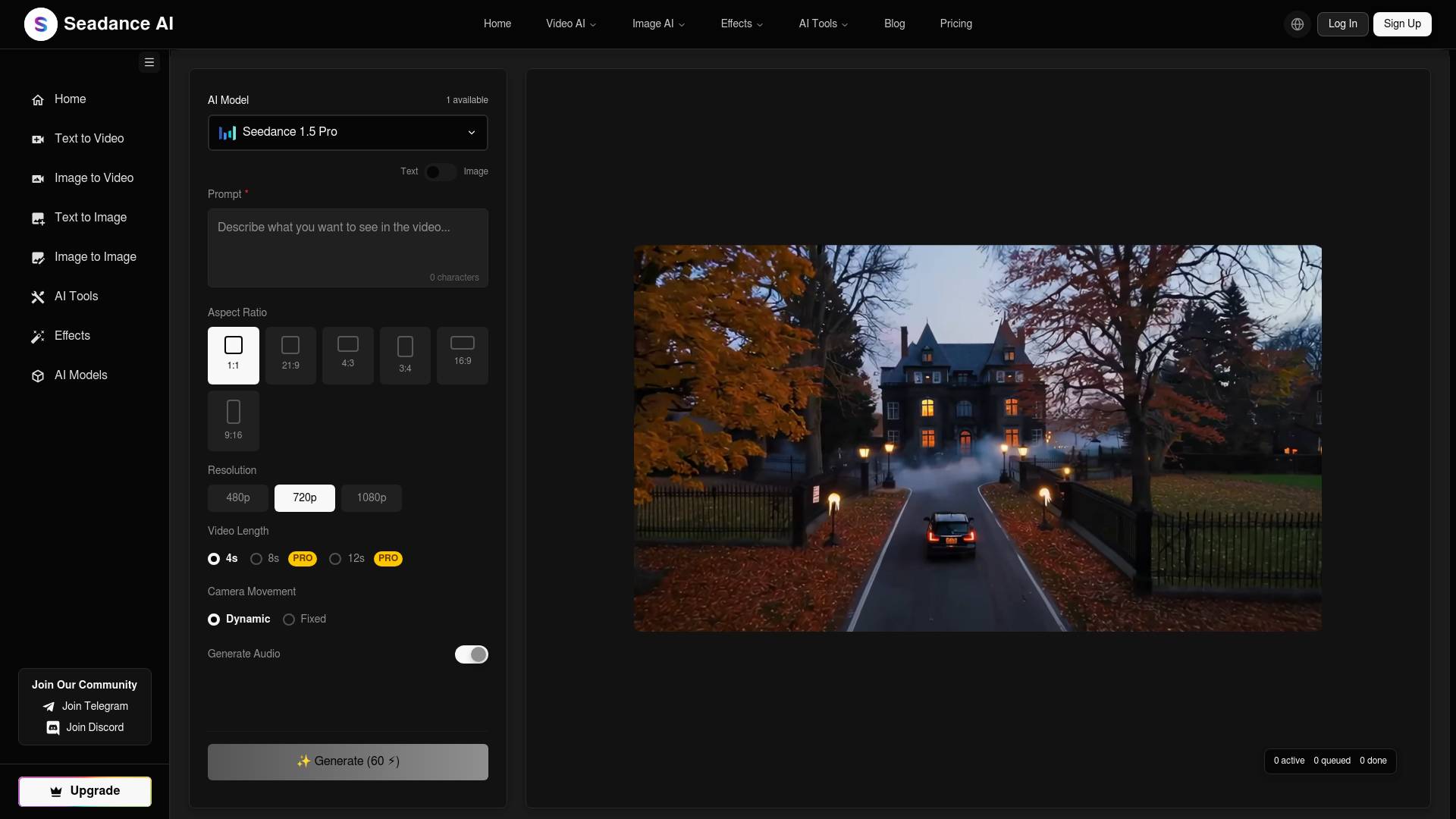 Seedance 2.0 Video Generator