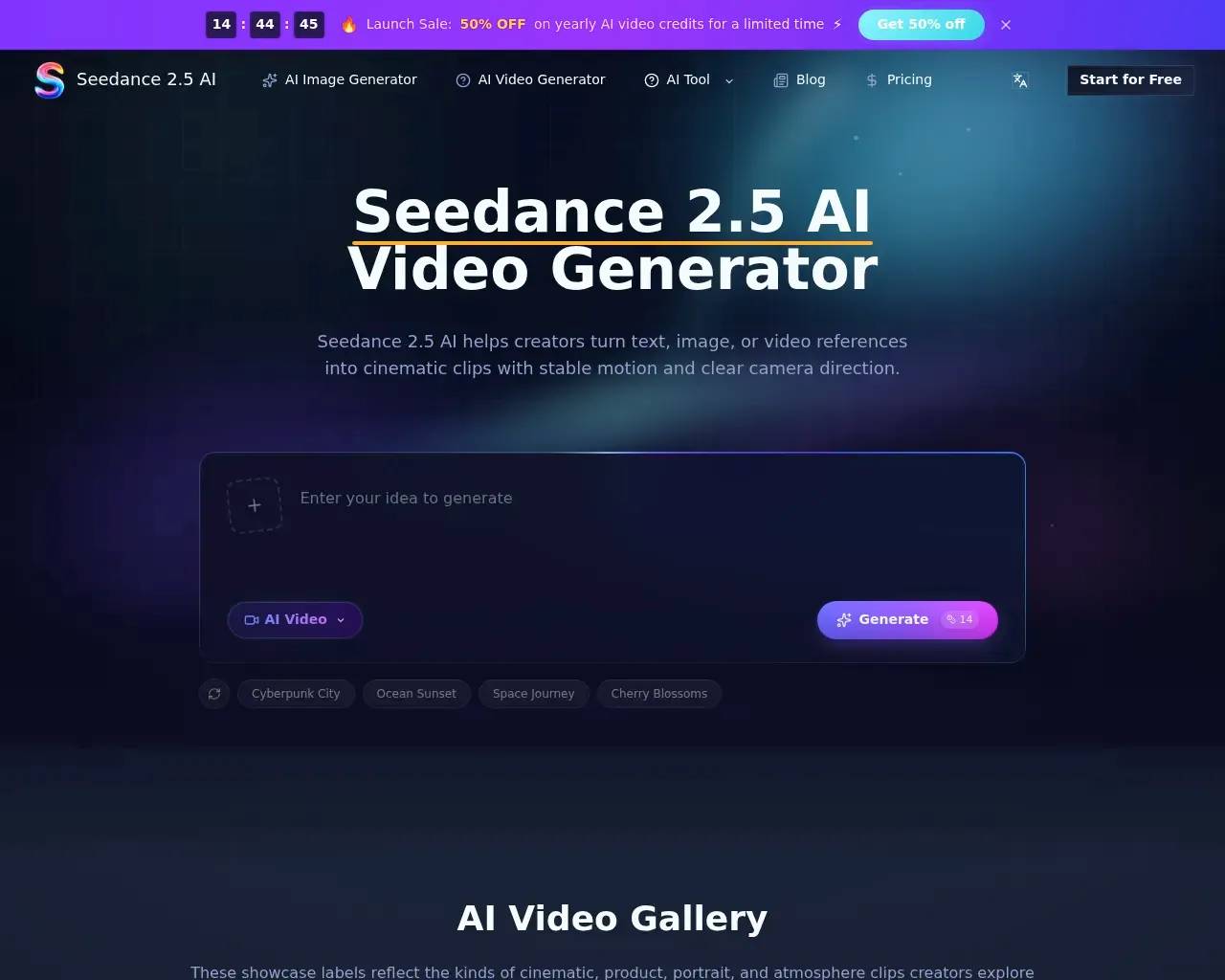 Seedance 2.5 AI screenshot