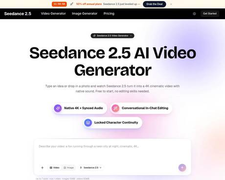 Seedance 2.5 screenshot