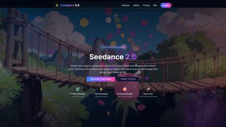 seedance 2 AI Video screenshot