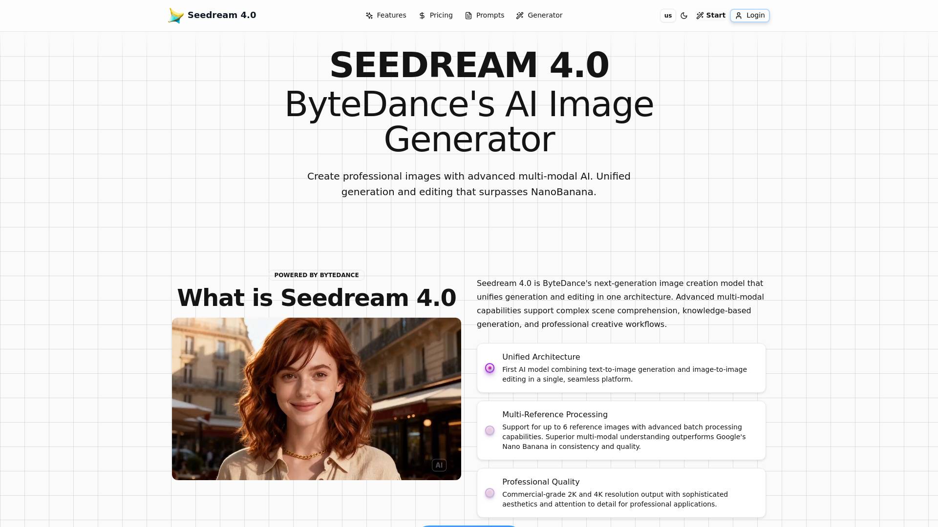 Seedream 4.0 screenshot