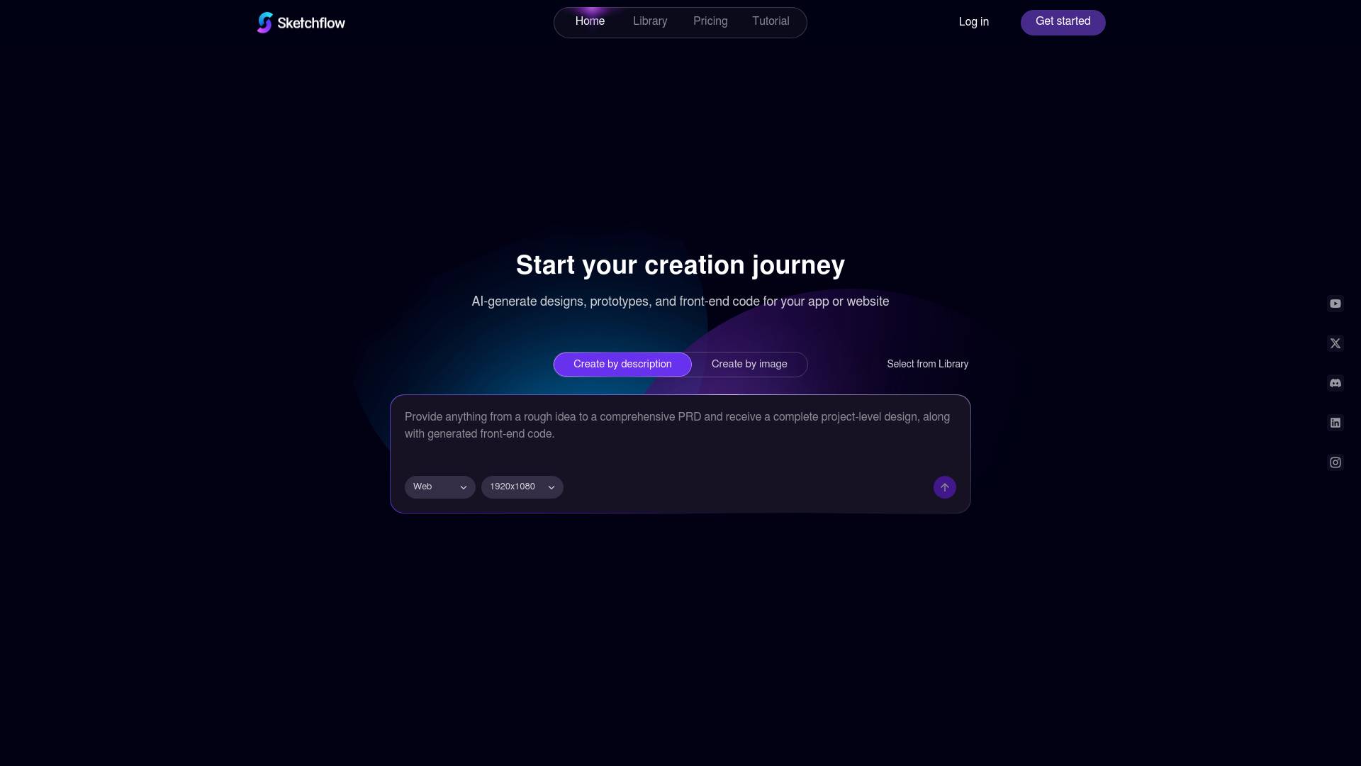 Sketchflow.ai screenshot