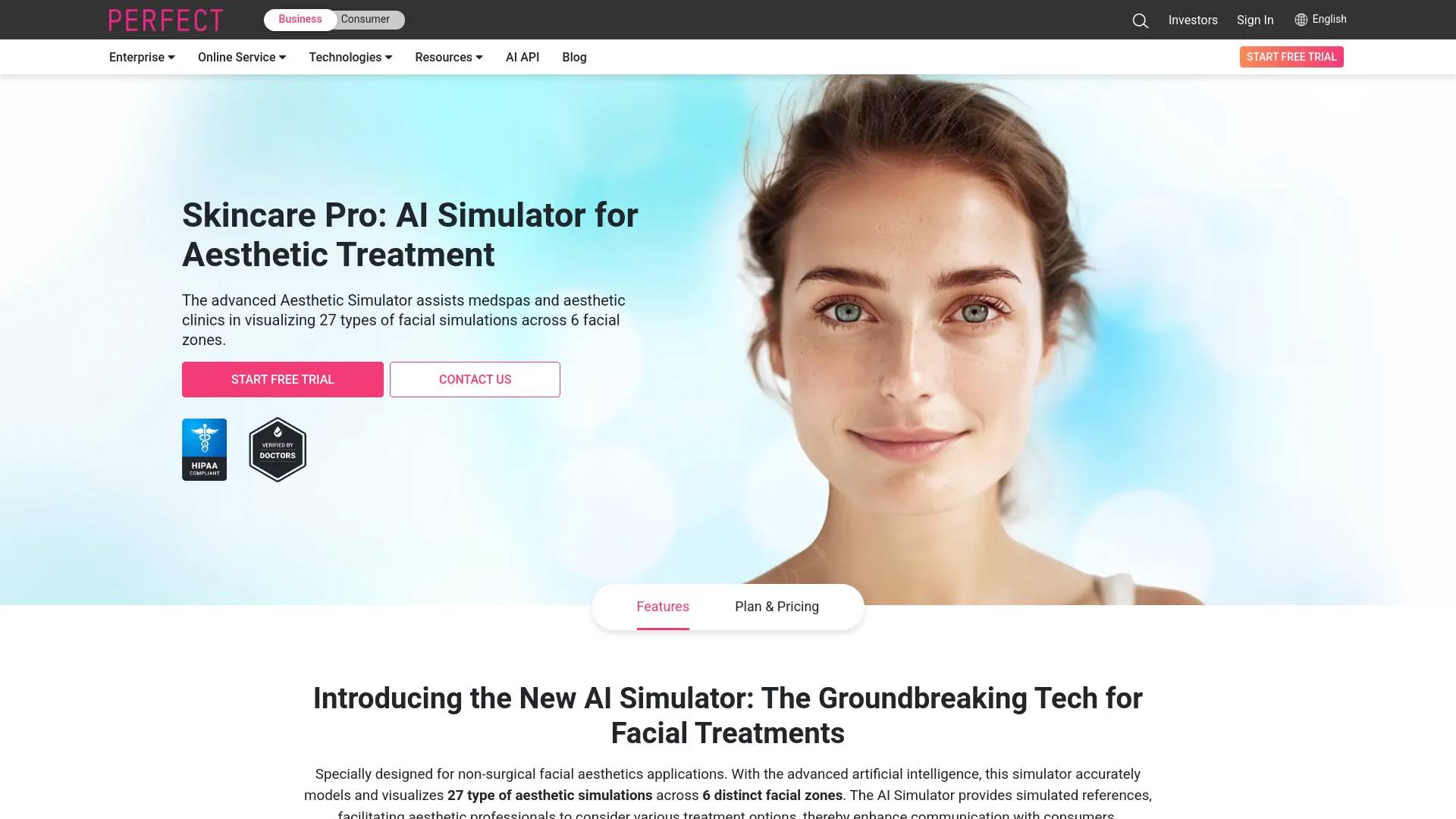 Skincare Pro: AI Aesthetic Simulator screenshot